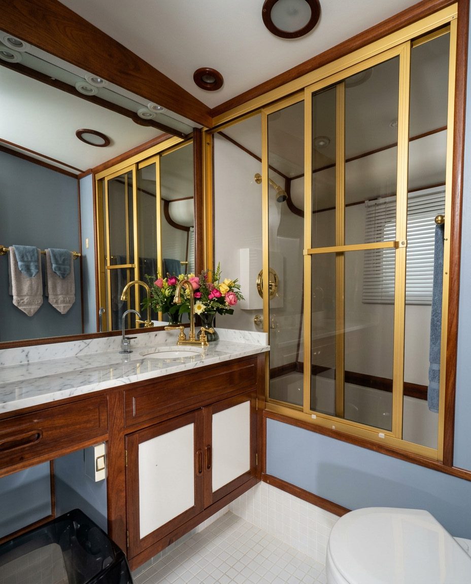 Master cabin interior